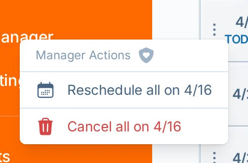 Cancel all games on one date in hoops.love, a basketball scheduling app for rec leagues